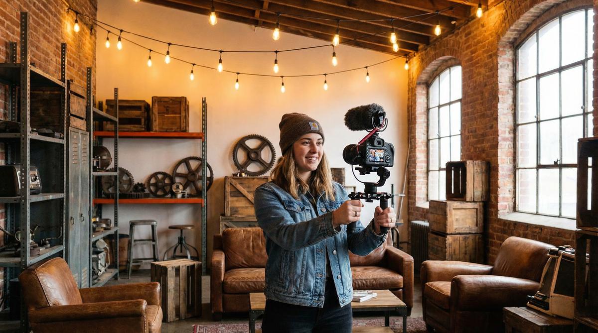 蘑菇影视Loft创作者视频-工业风创作者日常生活视频